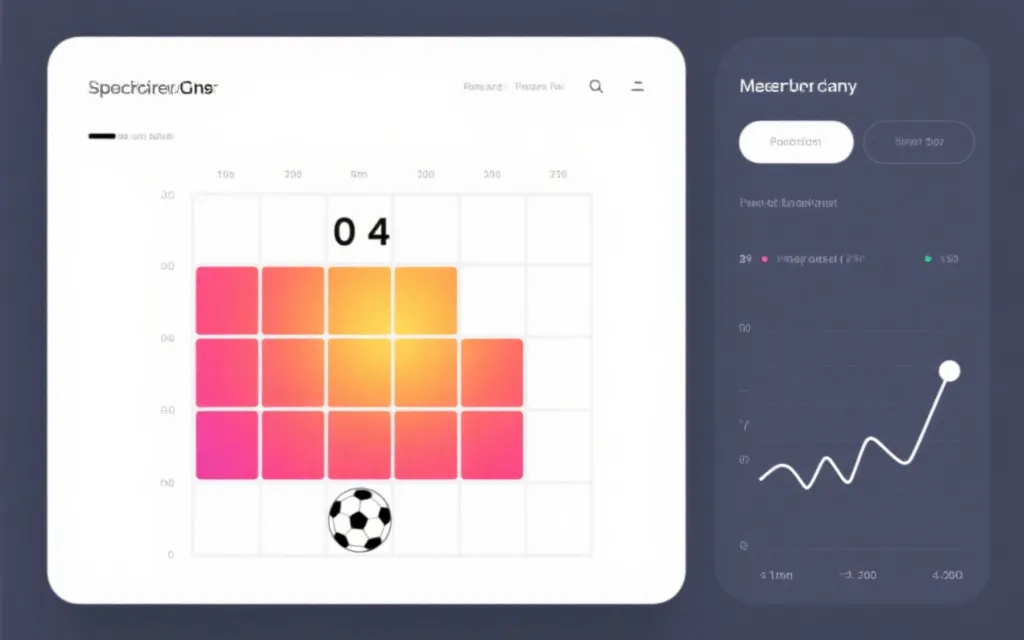 比分概率热力图示意：0到4球的矩阵与热点区域